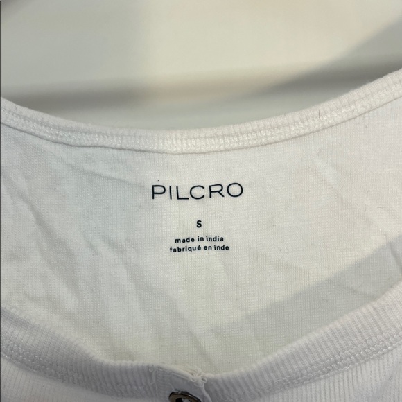 Pilcro Elegant White Button-Down Camisole - Picture 3 of 8